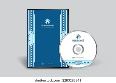 Diseño de plantilla de portada de DVD profesional