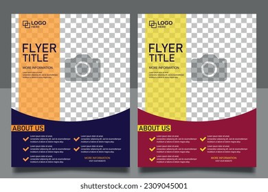 professional editable minimalist flyer design. professional headline, magazine design. minimalist infographics journal report design.