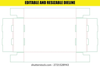 Plantilla de línea de Profesional editable y redimensionable para diseño de empaques personalizados