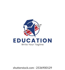 Plantilla de Vector de logotipo de negocio educativo de Profesional