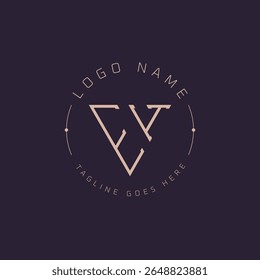 Logotipo EH Profissional. Emblema de monografia de letra EH mínima moderna para a marca Premium