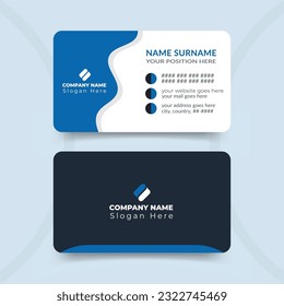 Professional elegant business card template