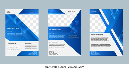 professional and elegant business flyer template for corporate branding. A4 design size