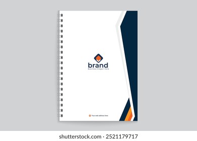 Design profissional elegante da tampa do notebook criativo
