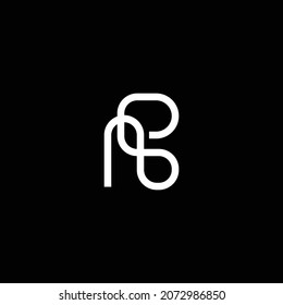 Professional elegant latest artistic letter AS SO logo icon  black and white color