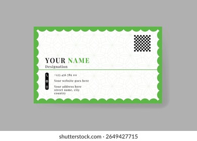 professional and elegant looking business card design