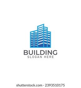 Professional, elegant and modern real estate building logo logo for construction company. Fully editable and scalable vector logo design templates. Use for your company or business.