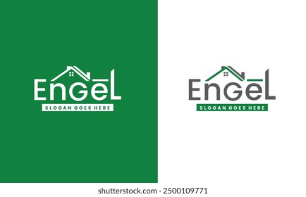 Professional, Elegant, Real Estate Logo Design for Engel logo design template.