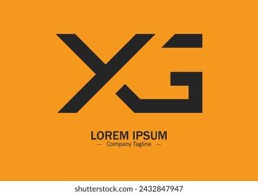 Professional elegant trendy awesome artistic YG or XG initial based Alphabet icon logo