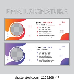 Professional Email Signature Design Template