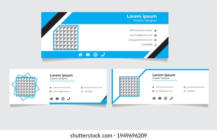 Professional Email Signature flat multipurpose business email signatures.