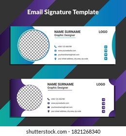 Professional Email Signature Templates. Official business visit cards for webmail user interface. Business uix for corporate or personal webmail vector web design projects