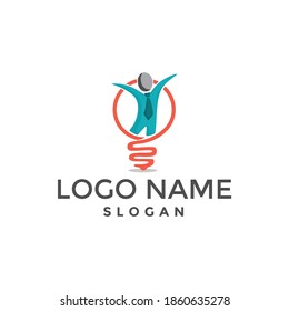 Professional employee recruitment agency logo vector. Job search icon illustration, Choose and selective people for hire to work at office, factory, manufacter or business company