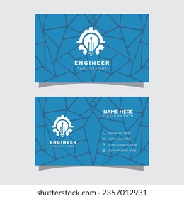 Professional Engineer and Architect Business Card Design.