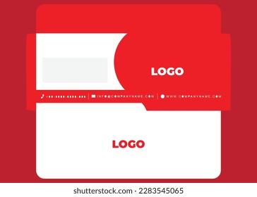 Professional  envelop Blank stationery and corporate identity templates.