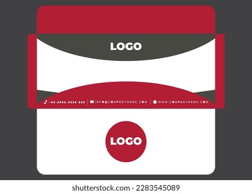 Professional  envelop Blank stationery and corporate identity templates.