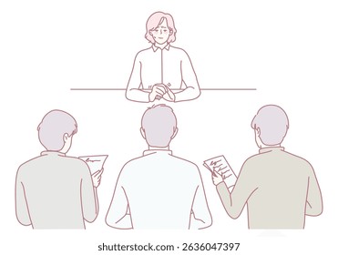 Un entorno profesional que muestra claramente una reunión de negocios con participantes muy enfocados y comprometidos