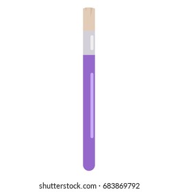 Professional eye shadow brush icon, vector illustration flat style design isolated on white. Colorful graphics