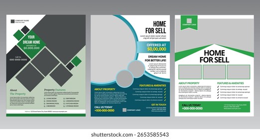 Professional and eye-catching real estate flyer template designed to showcase property listings, open houses, and realty promotions. Fully editable, print-ready, and ideal for agents and brokers.