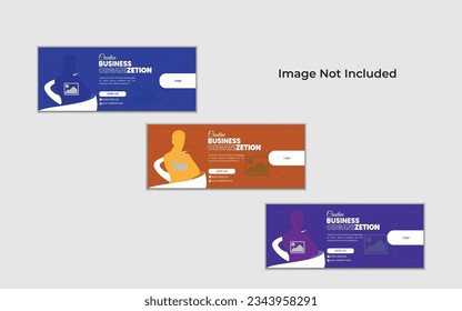 Professionelles Vorlagenlayout für das Fach-Buch für soziale Medien. Web-Banner abstrakter Formen und kreatives Design.