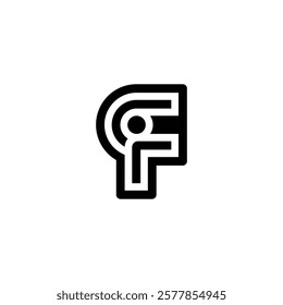 Professional IF FI Initial Monogram Letter Logo Design