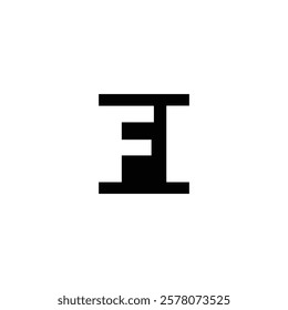 Professional IF FI Initial Monogram Letter Logo Design