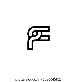 Professional IF FI Initial Monogram Letter Logo Design