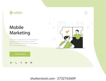 Professional Flat Vector Business Marketing and Virtual Healthcare Illustration Collection