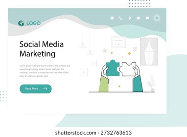 Professional Flat Vector Business Marketing and Virtual Healthcare Illustration Collection