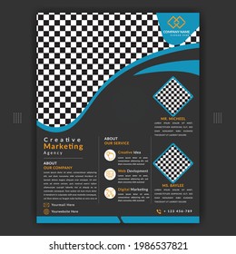Professional Flyer Design For Creative And Any Marketing  Vector
