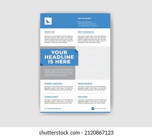 Professional Flyer Design Template
Eps format.