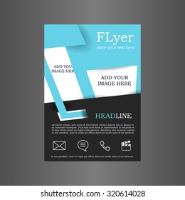Professional Flyer. Template or banner design for your business.