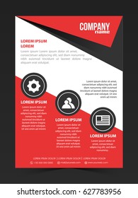 Professional Flyer, Template design for your Business reports and presentation.