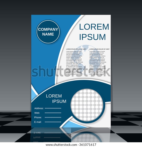 professional flyer vector design brochure mockup stock how to create a professional flyer