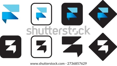 Professional Framer branding logo. Global design service app icon