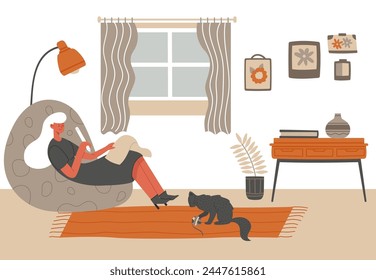 Professional freelancing write content, writers and journalists. Vector of writer professional, copywriter creative concept, content for business, freelance work illustration