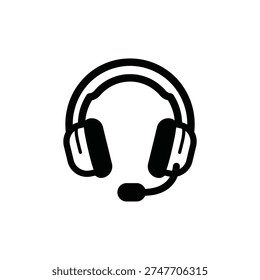 Professional gaming headset with microphone for audio equipment branding and streaming