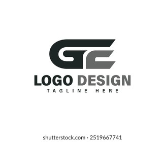 Professional GE letter logo design concept for company, business and brand identity.