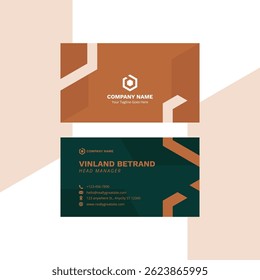 Professional Geometric Business Card Template