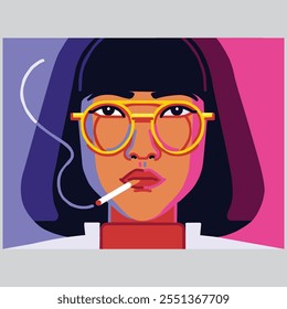 professional girl illustration art or professional  illustration art