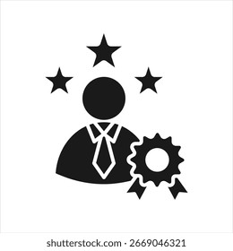 Ilustração profissional do vetor do ícone de glifo