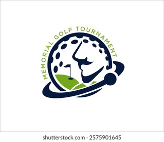 professional golf community logo designs simple modern for high class