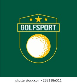 Professional golf template logo design for golf clubs, golf tournaments