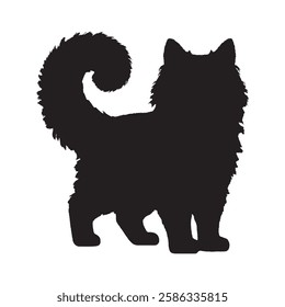 Professional Grade Cat Silhouette for Commercial Use - Cat Vector - Cat Illustration
