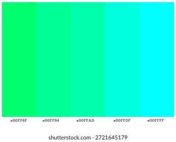 Professional gradient palette suitable for interior spaces fashion and web design