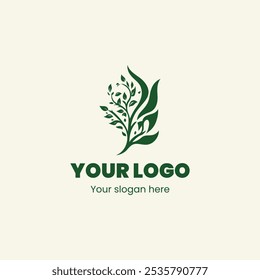 "Professionelles Green Leaf Logo für Bio-Unternehmen"
