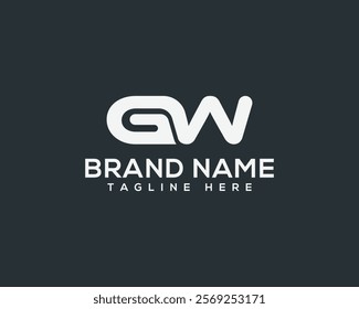 Professional GW  letter logo design concept for company, business and brand identity.