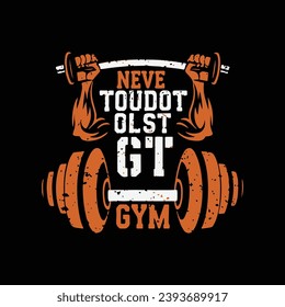 professional gym fitness t-shirt Design
