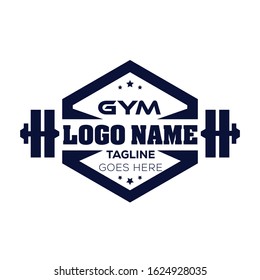 Professional GYM logo design template suitable for Print, Digital, Icon, Apps, print T-Shirts and Other Marketing Material Purpose  