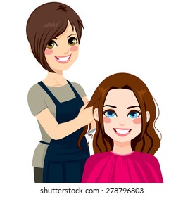 Hair Stylist Cartoon Images Stock Photos Vectors Shutterstock